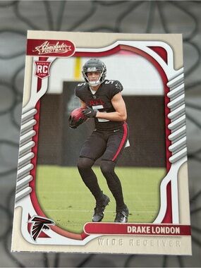 Drake London 2022 Panini Atlanta Falcons Rookie RC NFL Football Card